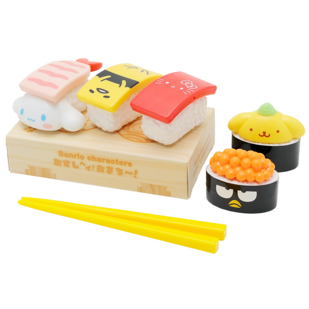翁达（Onda） 三丽鸥角色 sanrio 玩具 角色扮演套装 女孩 寿司 嘿！等着～！ 寿司店 黑咪 波姆波姆布丁
