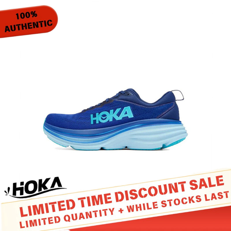 (100% 正品)HOKA ONE ONE BONDI 8 運動鞋 1123202BBBG 限時優惠 - 5 年保修
