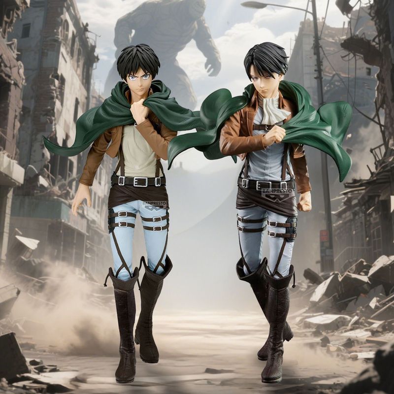 【現貨】里維 進擊的巨人 Grandista 里維公仔 兵長 里維 娃娃 BANPRESTO 環球影城 進巨 利威尔