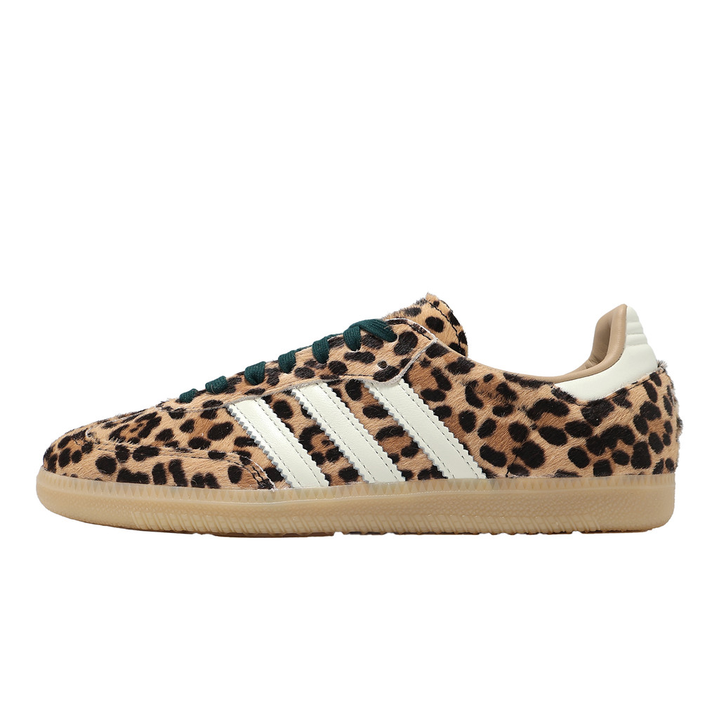 adidas 愛迪達 休閒鞋 Samba OG W 女鞋 男鞋 豹紋 棕綠 復古 德訓鞋 KI6674 [ACS]