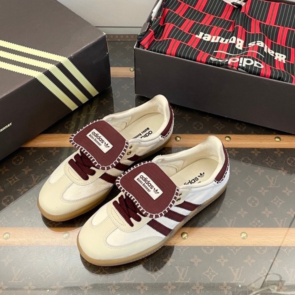 🎯輕氧~Wales Bonner x adidas originals Samba 聯名德訓 板鞋 潮流百搭款 正品免運