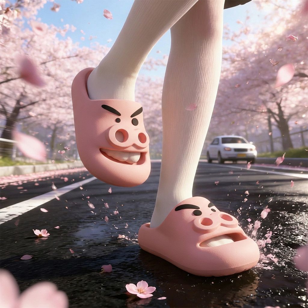 🔥免運本土出貨🔥【肥嘟嘟左衛門】包頭拖鞋男女情侶EVA厚底防滑踩屎感室內居家 可愛造型拖鞋 創意情侶拖 肥嘟嘟左衛門