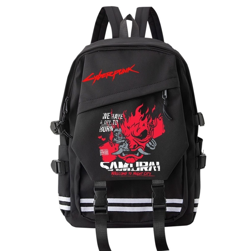 ⚡️Cyberpunk 2077⚡️ 電馭叛客 電馭叛客週邊 邊緣行者 賽博朋克 賽博朋克2077遊戲週邊書包學生男女雙
