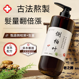 🌸高雄出貨 古法熬製 側柏葉洗髮水 植物養髮生薑控油洗髮水 洗髮精 洗髮露 草本配方 清爽蓬鬆 去屑止癢 深層清潔養護
