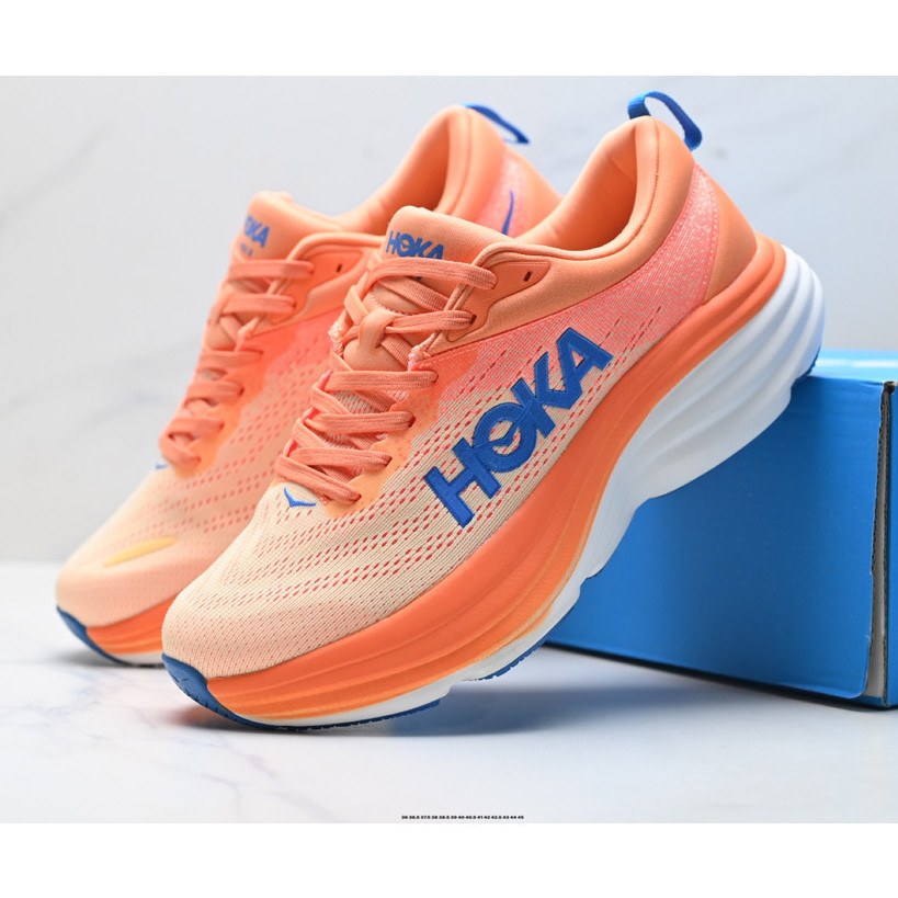 TOP HOKA Bondi 8 輕薄軟底跑鞋-耐磨時尚男女鞋 6ZQP