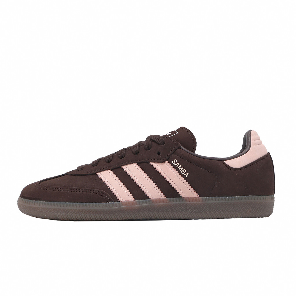 adidas 愛迪達 休閒鞋 Samba OG W 女鞋 棕 粉紅 麂皮 復古 德訓鞋 IH9166 [ACS]