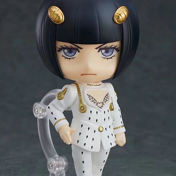 JOJO的奇妙冒險 Q版粘土人jojo的奇妙冒險黃金之風布姐布加拉提可動換臉手辦