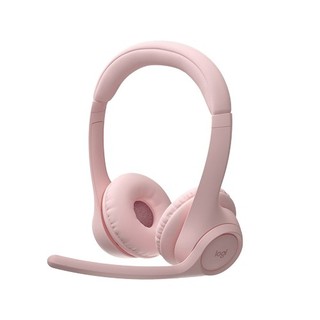 Logitech 羅技 Zone 300(玫瑰粉)無線藍牙耳機麥克風 綠風潮