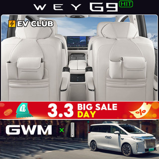 2026 GWM WEY G9/MPV專用汽車配件三排多功能座椅紙巾盒汽車內飾配件