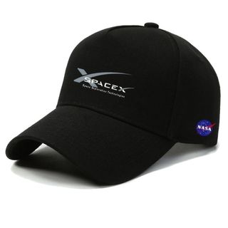 棒球帽 運動帽子 帽子 探索出遊男女spacex發射獵鷹九號技術太空鴨舌帽戶外棒球帽