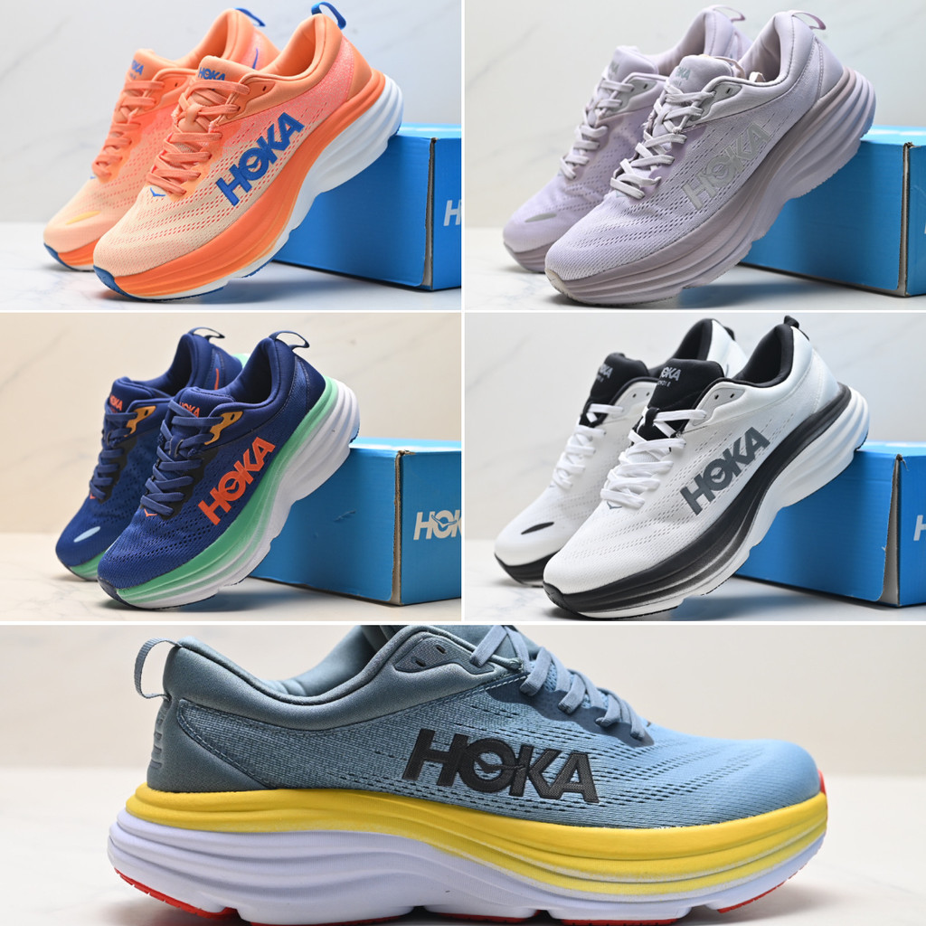 TOP HOKA Bondi 8 防滑耐磨跑鞋 C36K