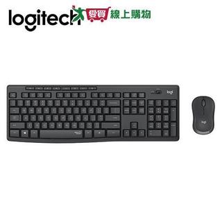 Logitech羅技 無線靜音鍵鼠組MK295-石墨灰【台灣公司貨】【愛買】