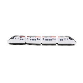 臺鐵新自強號城際列車 EMU3000型 鐵支路4節迴力小列車 迴力車火車玩具 壓克力盒裝 QV084T1