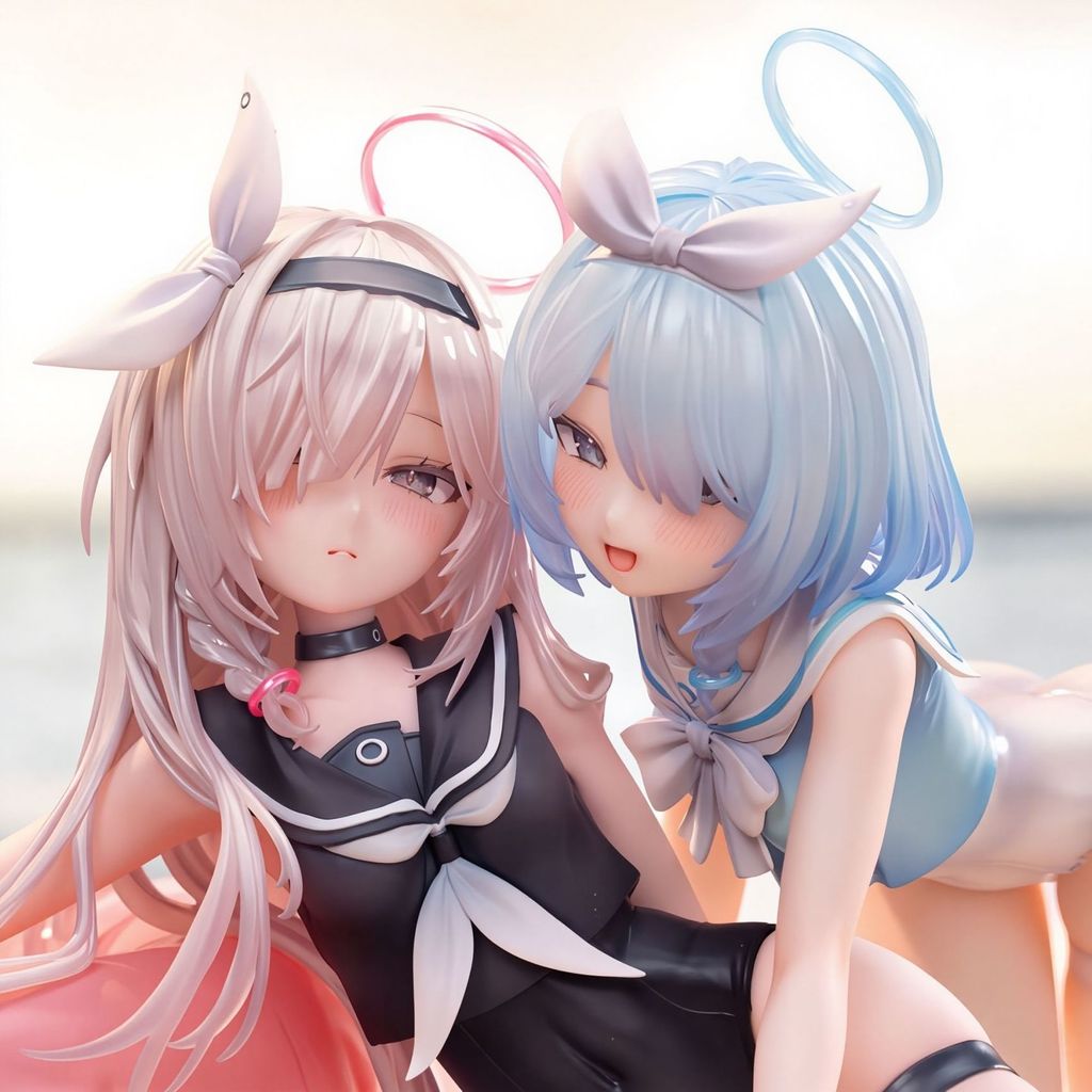 跪姿阿罗娜-普拉娜美少女手办模型潮玩周边摆件