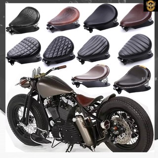 適用Harley 哈雷 彈簧坐墊883 X48 1200復古機車單座坐包 坐墊 機車柴特博格後座 減震座椅 【馭風機車】