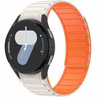 SAMSUNG三星 Galaxy Watch 7 6 5 4 Classic 43mm 47mm 40mm 磁吸矽膠錶帶