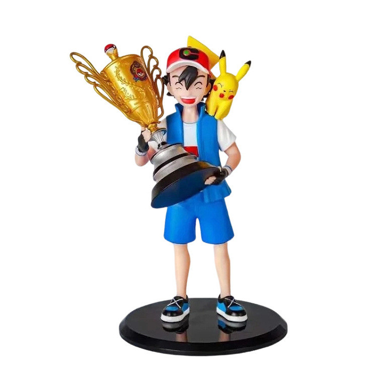 現貨寵物精靈冠軍小智手辦擺件 金盃小智杯皮卡動漫手辦模型預售