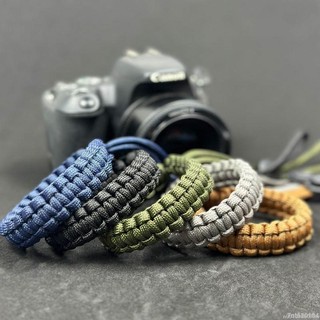 【原創手工編織】編織傘繩 單反手腕帶 適用佳能R5 R6 相機 索尼 A7C 富士 微單 快拆 canon canon