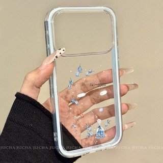 適用iphone17手機殼新款簡約透明女蘋果15pro高級感ins夏日金魚
