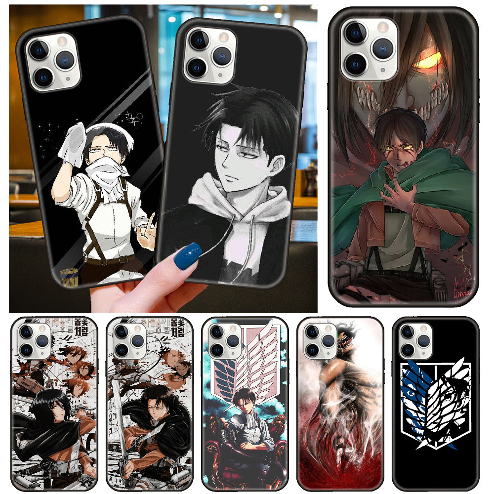 ✨熊·動漫實驗室✨iphone17 進擊的巨人 巨人兵長利威爾 iPhone15日係卡通漫畵手機殻自由之翼艾倫利威爾