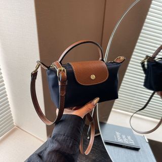 【Better優選】韓式極簡小清新尼龍布包包 女生小包包 時尚百搭斜挎包 高質感單肩手提包 手機包 迷你精緻側肩包 女包