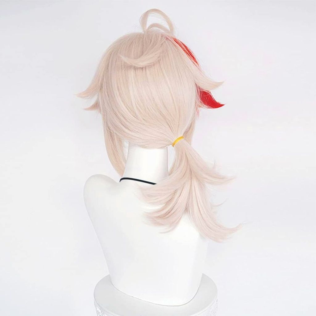 【酷town】無需修剪 原神稻妻城楓原萬葉cos桐生萬葉造型中長髮動漫挑染假髮|遊戲|動漫|周邊|原神|楓原萬葉