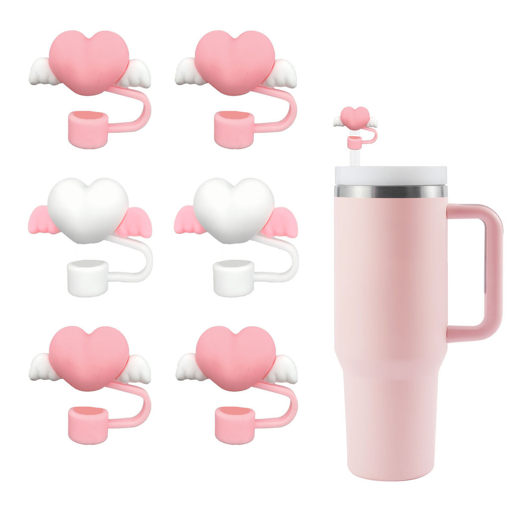 Stanley 配件 吸管套 吸管帽 翅膀愛心吸管帽 stanley杯 10mm吸管套