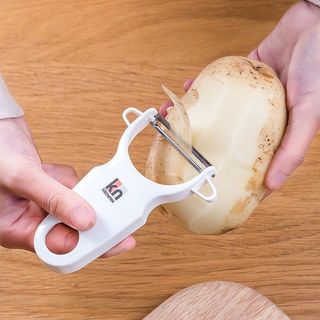 【可開發票】日本LEC不鏽鋼蘋果削皮神器多功能土豆水果蔬菜刮皮刀廚房刨子