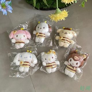 ☂゛舒翊✨ 蜜蜂 小蜜蜂 絨毛 吊飾 KITTY 大耳狗 鑰匙圈 布