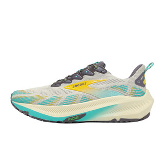 Brooks 越野跑鞋 Ghost Trail 男鞋 米 綠 緩衝 戶外 慢跑鞋 1104751D287 [ACS]