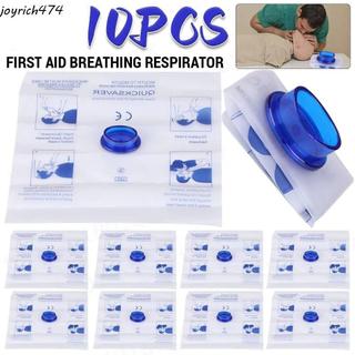 JOYRICH CPR 面罩,口對口口呼吸一次性心肺復蘇術面罩,醫院專業快速保護呼吸呼吸器人工呼吸面罩戶外救援