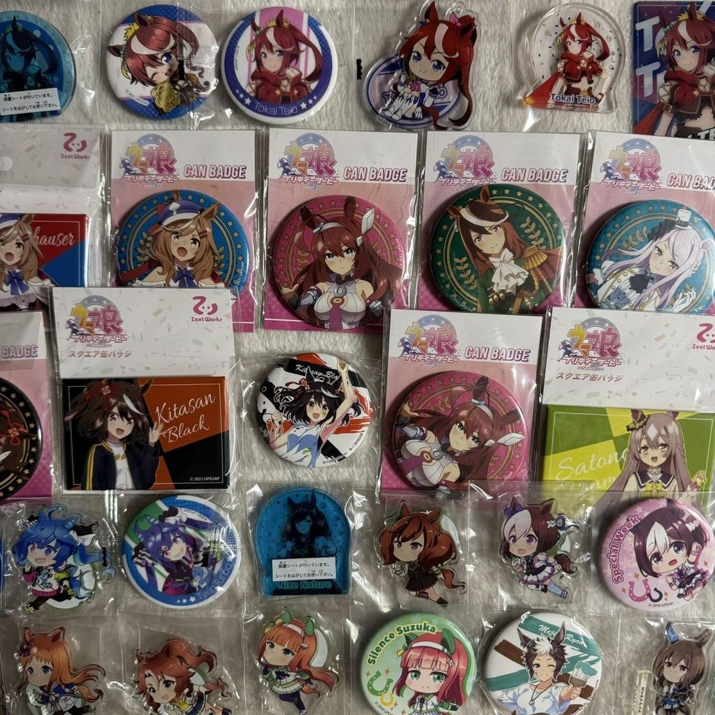 中古特價 賽馬娘 東海帝皇 美浦波旁 草上飛 裏見光鑽 立牌 吧唧