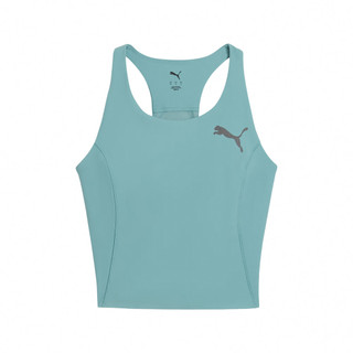 Puma 背心 Lightspeed Tank Top 女款 藍 快乾 無袖 合身 短版 528500-46 [ACS]