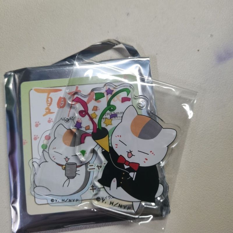 【現貨】 夏目友人帳 娃娃 貓咪老師 夏目友人帳 貓咪老師炸蝦 貓咪娃娃 夏目友人帳娘口三三趴姿貓咪老師毛絨公仔抱枕