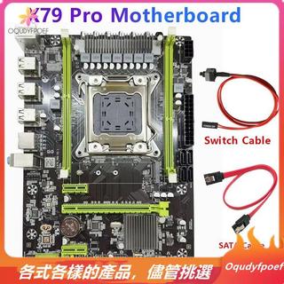 X79 Pro台式機主機板DDR3 LGA 2011千兆網絡卡支持E5 V1 V2 E5-2650 V2 2680 2640