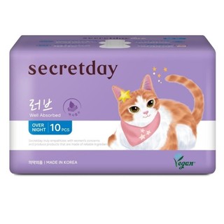 秘之日Secretday Love超強吸收棉柔夜用衛生棉36cm10片