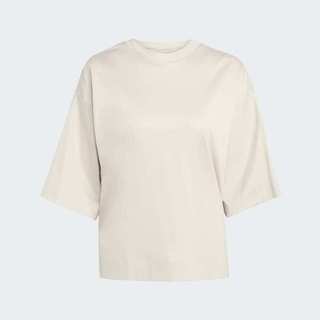 Adidas 愛迪達 W All Szn Sl T JV9889 女 T恤 休閒短袖 米 亞版 垂墜感 柔軟