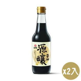 龜甲萬 源釀醬油(500ML)【兩入組】【愛買】