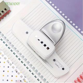 PEWANY方形活頁夾打孔器,便攜式便捷省力5孔打孔器,活頁本說明書手工製作電動打孔機用於辦公室
