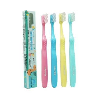【牙齒寶寶】臺灣製造 佳貝Jaibei Q-03 兒童貝氏牙刷(小學生專用)12入