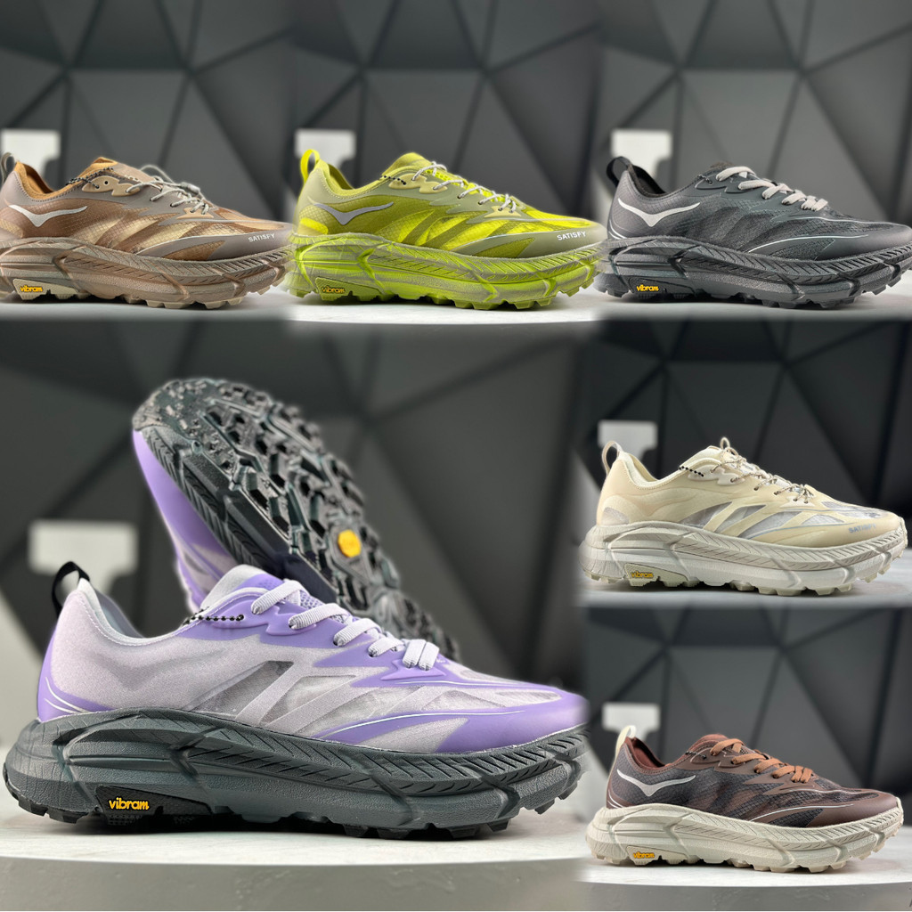 NEW HOKA M MAFATE SPEED 4 越野跑鞋男女運動鞋男女通用情侶輕便透氣長途慢跑鞋 NQHS