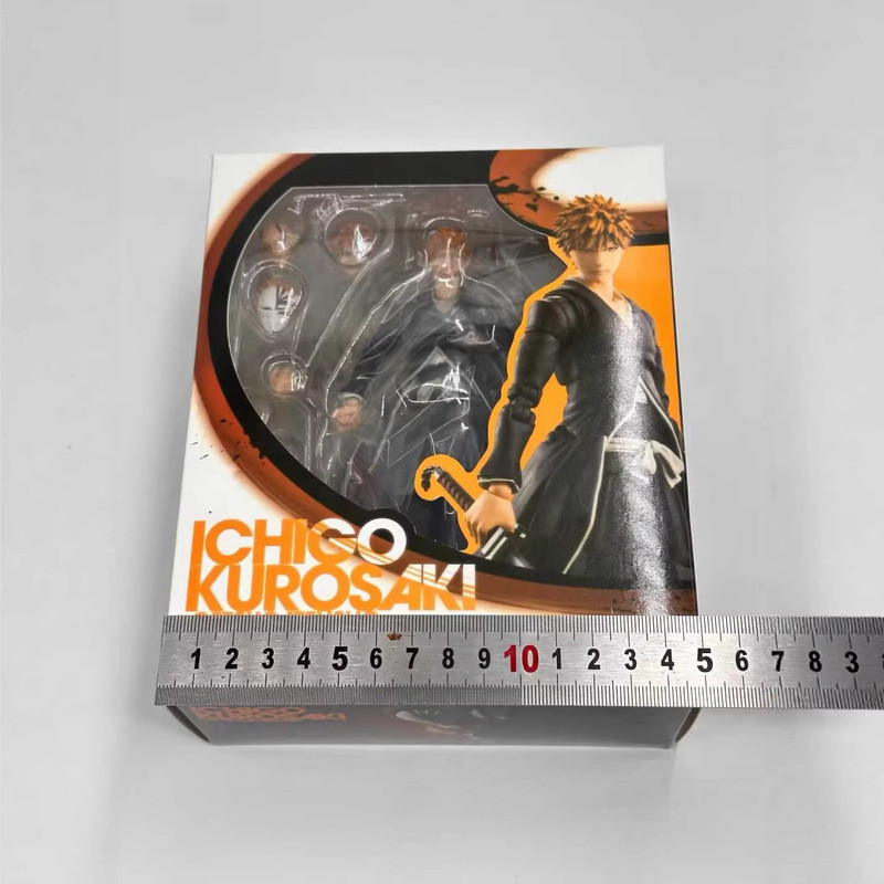 可動黑崎一護 SHF死神黑崎一護 關節可動 黑崎一護可動公仔 港版新品 關節可動公仔手辦人偶模型擺件