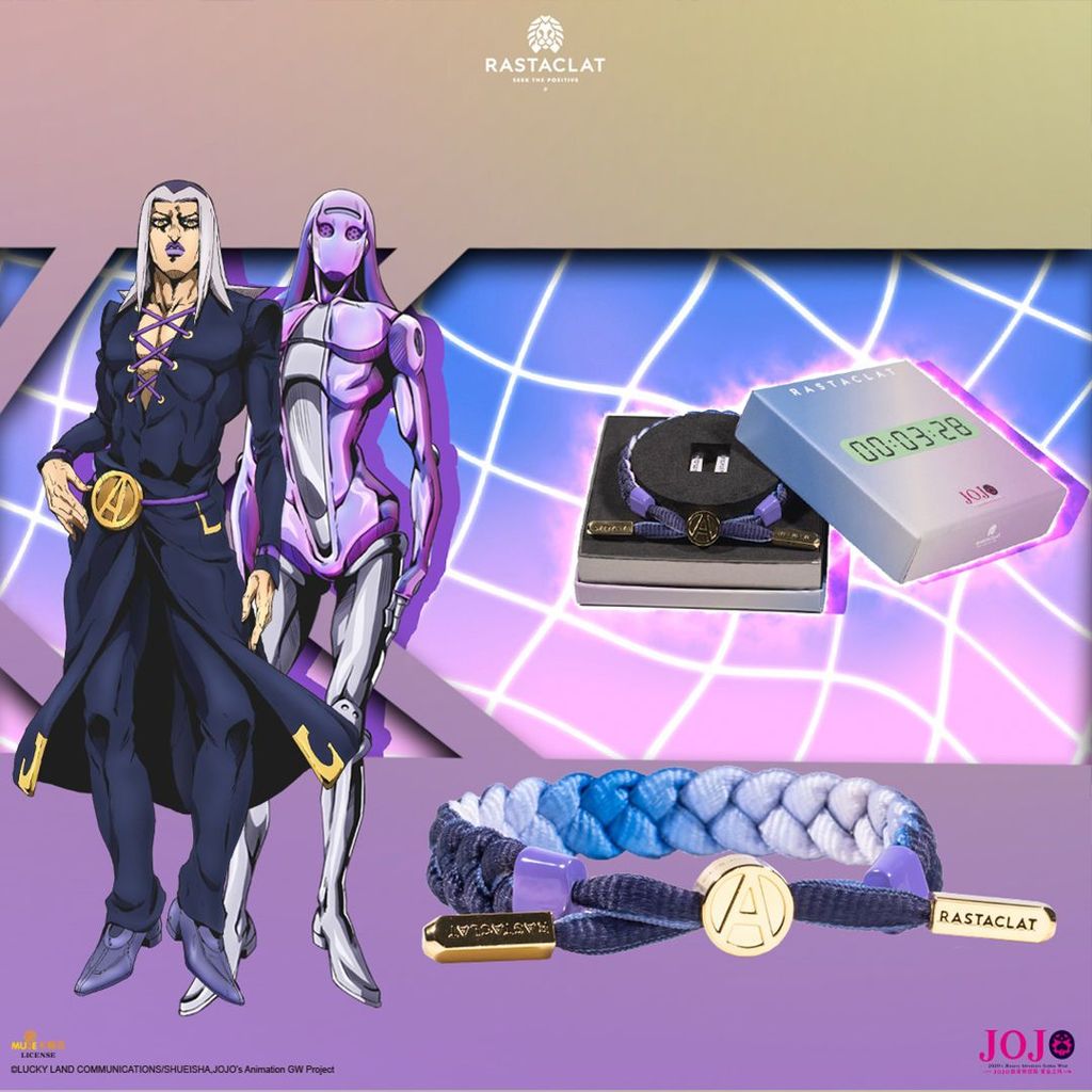 今日特價🔥關注有禮日本JOJO的奇妙冒險聯名款動漫卡通男女生情侶小獅子潮流手鍊手環