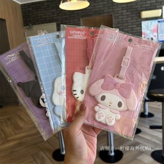 臺灣出貨🛒三麗鷗凱蒂貓庫洛米美樂蒂Kitty玉桂狗行李牌旅行箱掛牌姓名牌谷谷逛谷