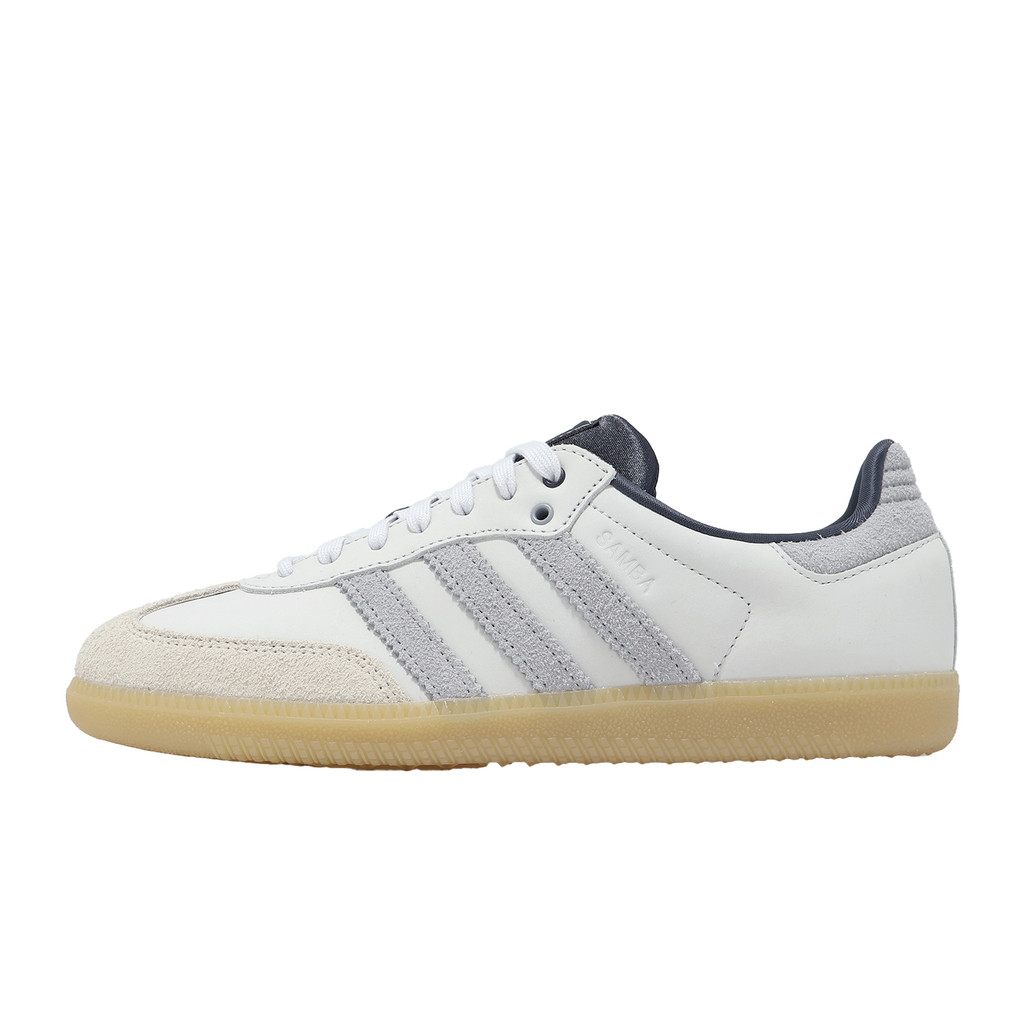 adidas 愛迪達 休閒鞋 Samba OG 男鞋 女鞋 白 灰 膠底 復古 德訓鞋 KJ7305 [ACS]