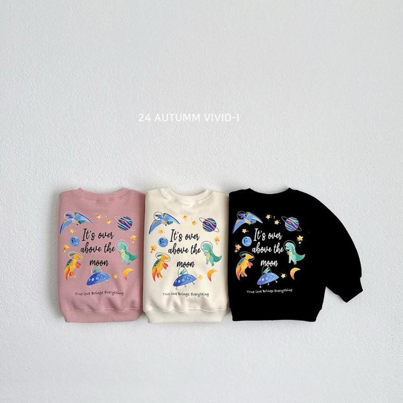 [現貨] Vividi | 24'🍁太空恐龍星球上衣（粉S)