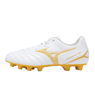 Mizuno 美津濃 足球釘鞋 Monarcida Neo III Select 寬楦 男鞋 白黃 P1GA262550