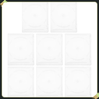 8 件裝保護槽盒空白 Dvd 盒 Caja De Cd Jewel 雙車架活頁夾 liyuanddi