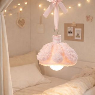 臺灣出貨充電式小夜燈宿舍床上臥室睡眠床頭燈懸掛吊燈照明閱讀氛圍裝飾燈