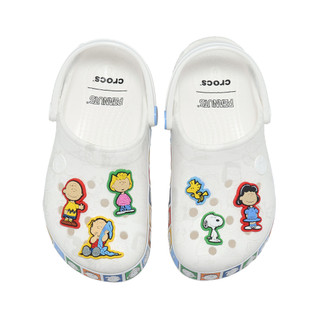 Crocs 洞洞鞋 Peanuts Crocband Clog K 中大童 卡駱班史努比 21211690H [ACS]
